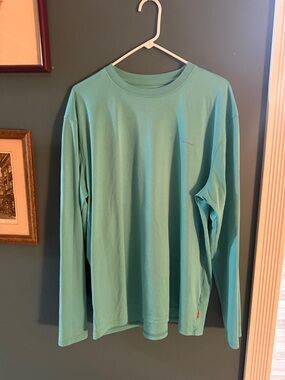 Magellan Outdoors Long-Sleeve Crewneck Shirt - Teal Green